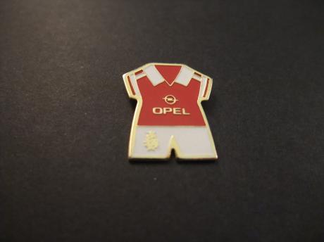 Standard Luik ( Standard de Liège) Belgische voetbalclub, shirtsponsor Opel